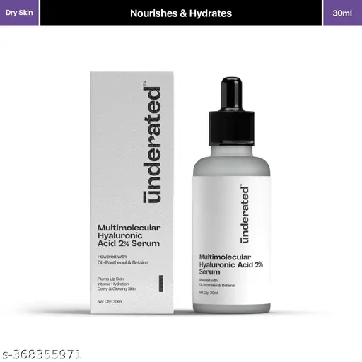 UNDERATED Multimolecular Hyaluronic 2% Acid Face Serum